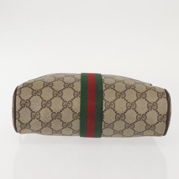 GUCCI GG Supreme Web Sherry Line Clutch Bag PVC Beige 156 01 012 Auth th6330 - Picture 6 of 16